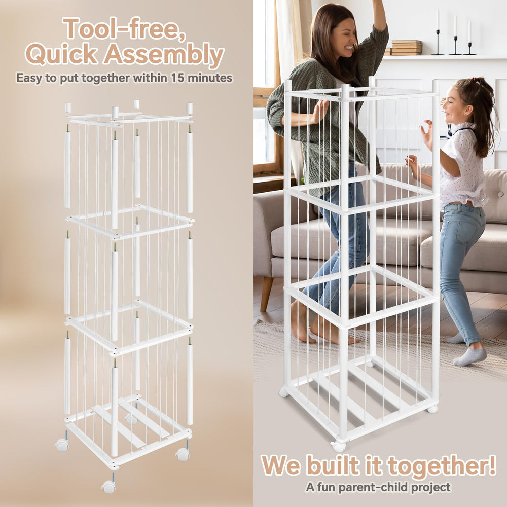 BENCHRY stuffed animal storage assembly guide supports easy setup for busy families.