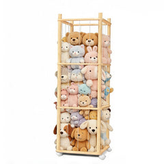BENCHRY stuffed-animal-zoo-storage-54-3-inch neatly organizes plush toys for a clutter-free playtime.