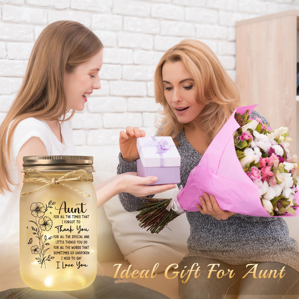 BeneCharm mason jar with warm LED lights creates inviting ambient glow