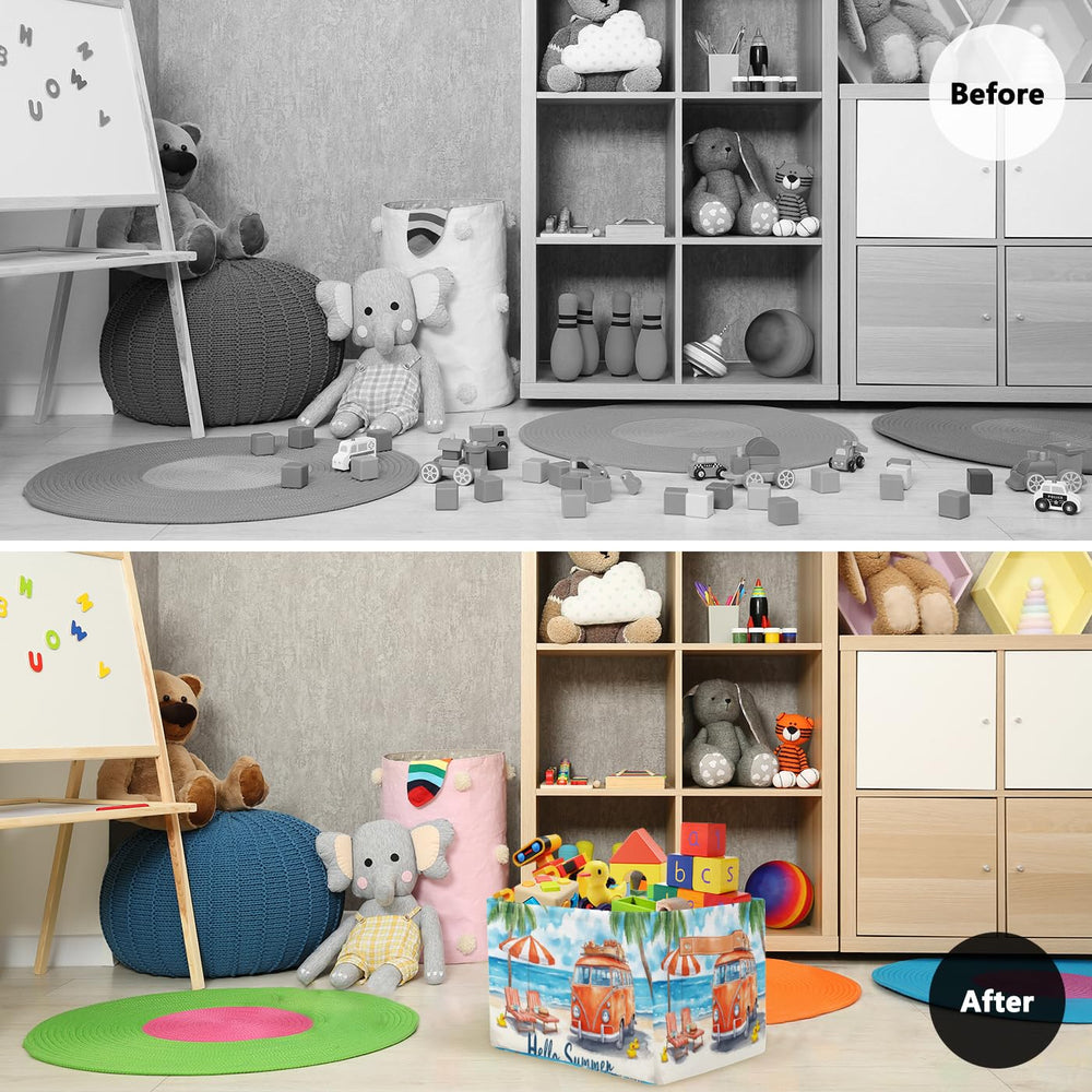 BENGRONGAE nursery organization bin for toys and books keeping baby spaces tidy