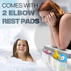 Benicci baby bath mat with suction cups for stable tub time