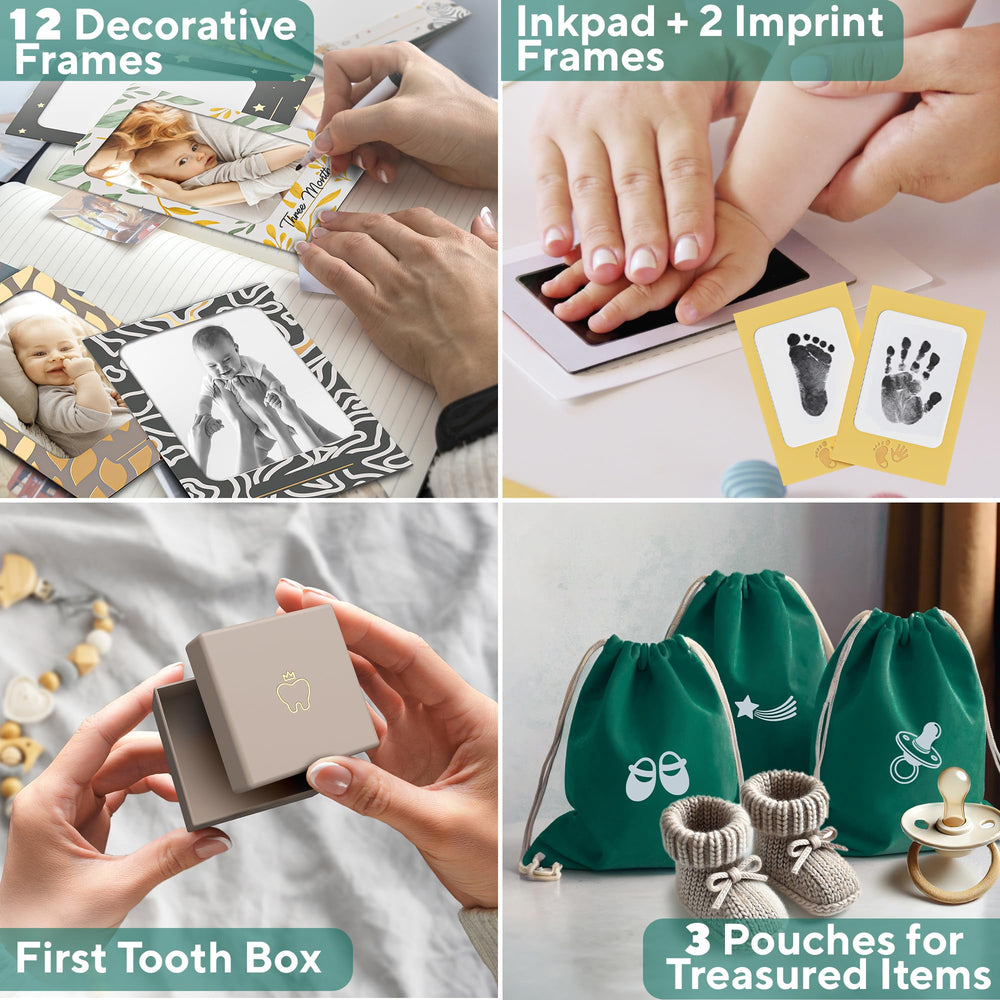 Benicci clean-touch inkpad for mess-free prints of tiny hands or feet.