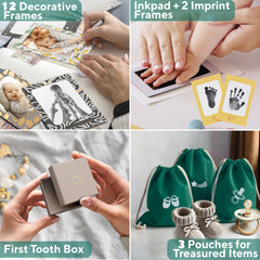 Benicci clean-touch inkpad for mess-free prints of tiny hands or feet.