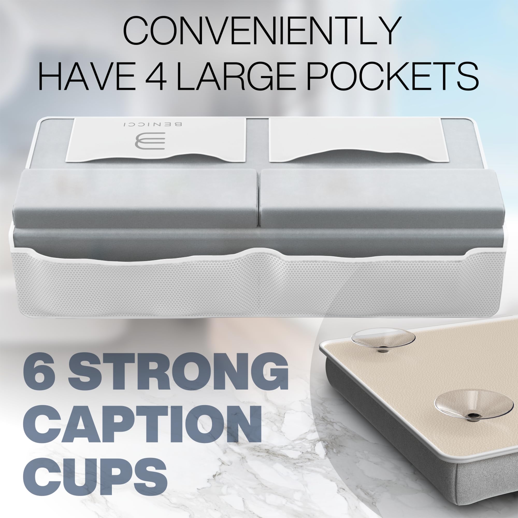 Benicci toy organizer pockets keep bath essentials neatly organized