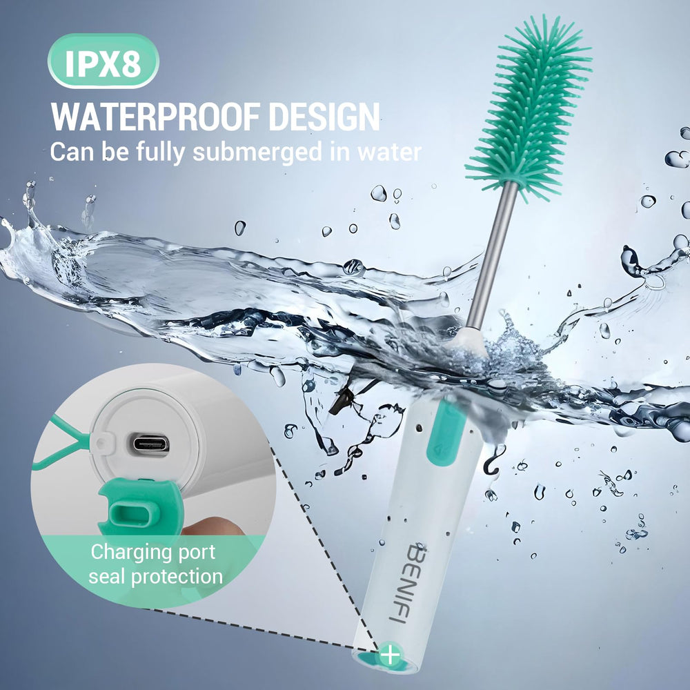 Benifi silicone bottle brush delivers gentle yet thorough cleaning