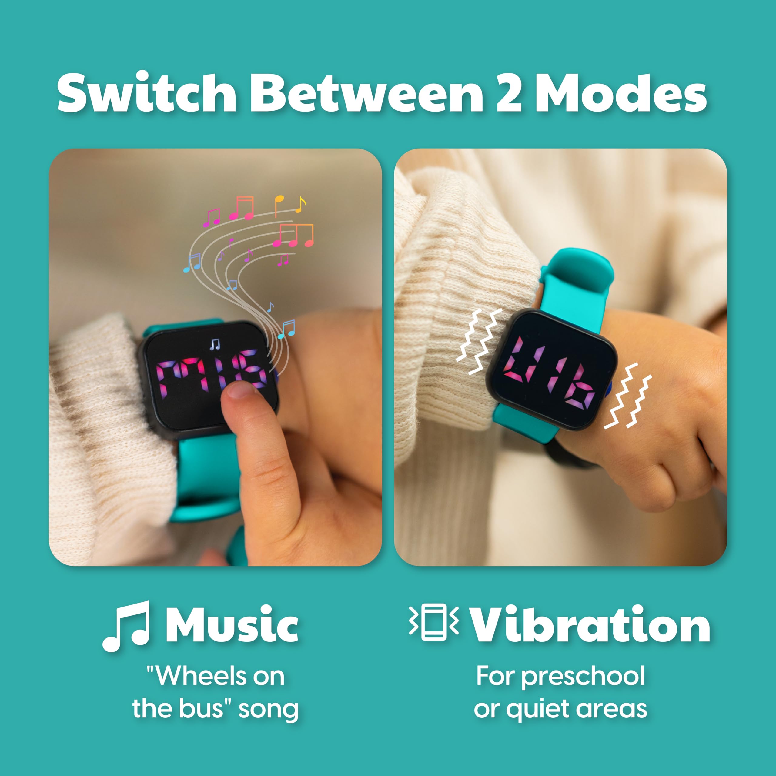 Benny Bradley's Wrist Strap Toddlers-Buckle keeps the watch secure during active play.