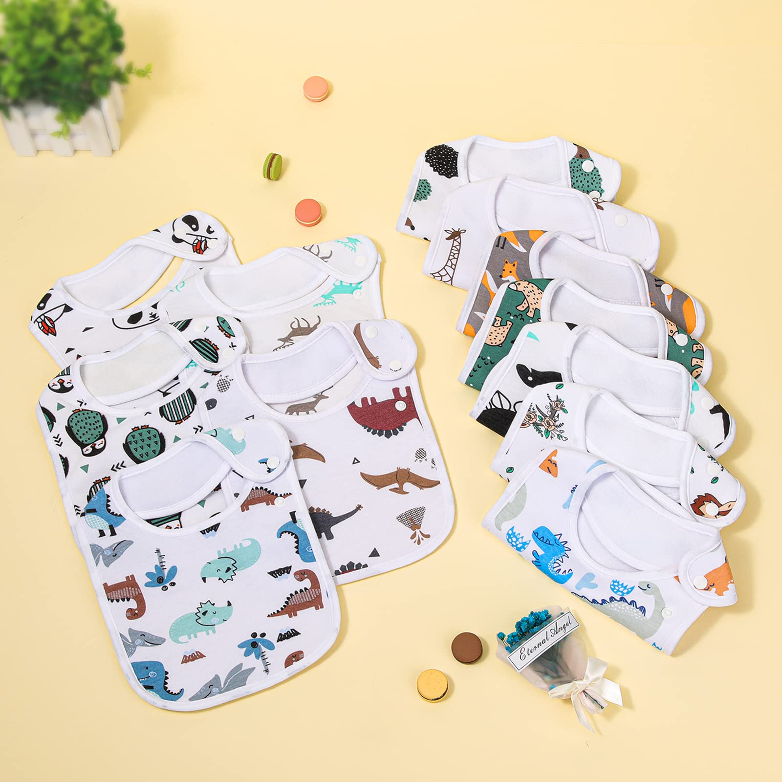 Benoxine baby bib machine washable design makes laundry easier for busy families.