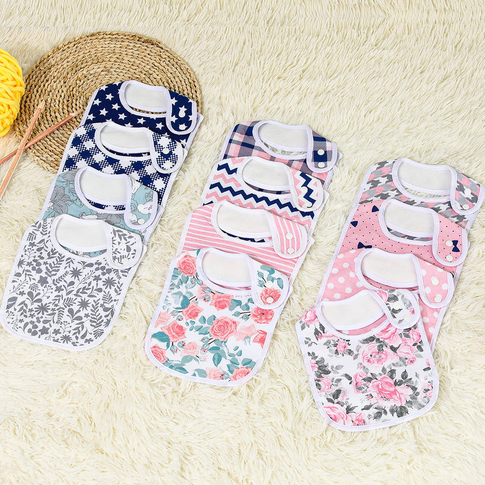 Benoxine baby bibs machine wash durable for easy care with other clothes