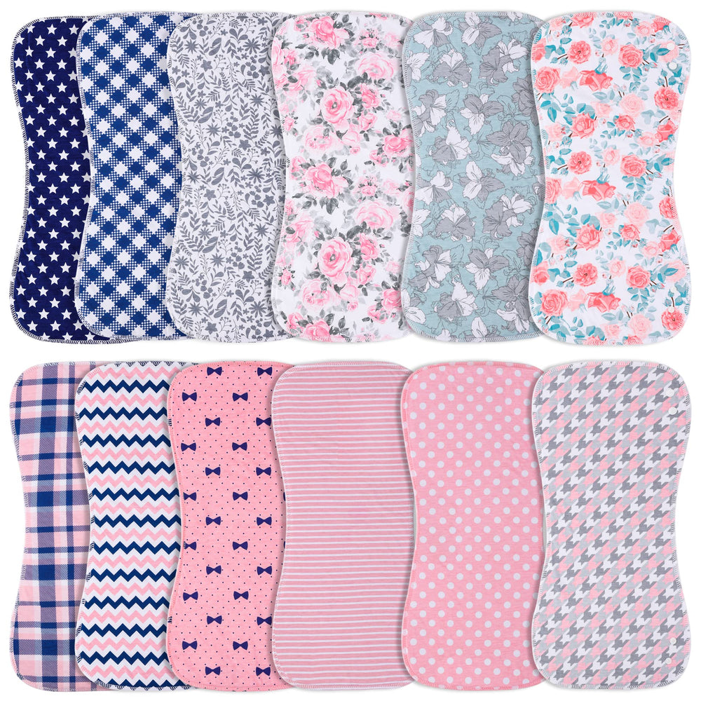 Benoxine baby burp cloth ultra-soft-absorbent for quick spill capture