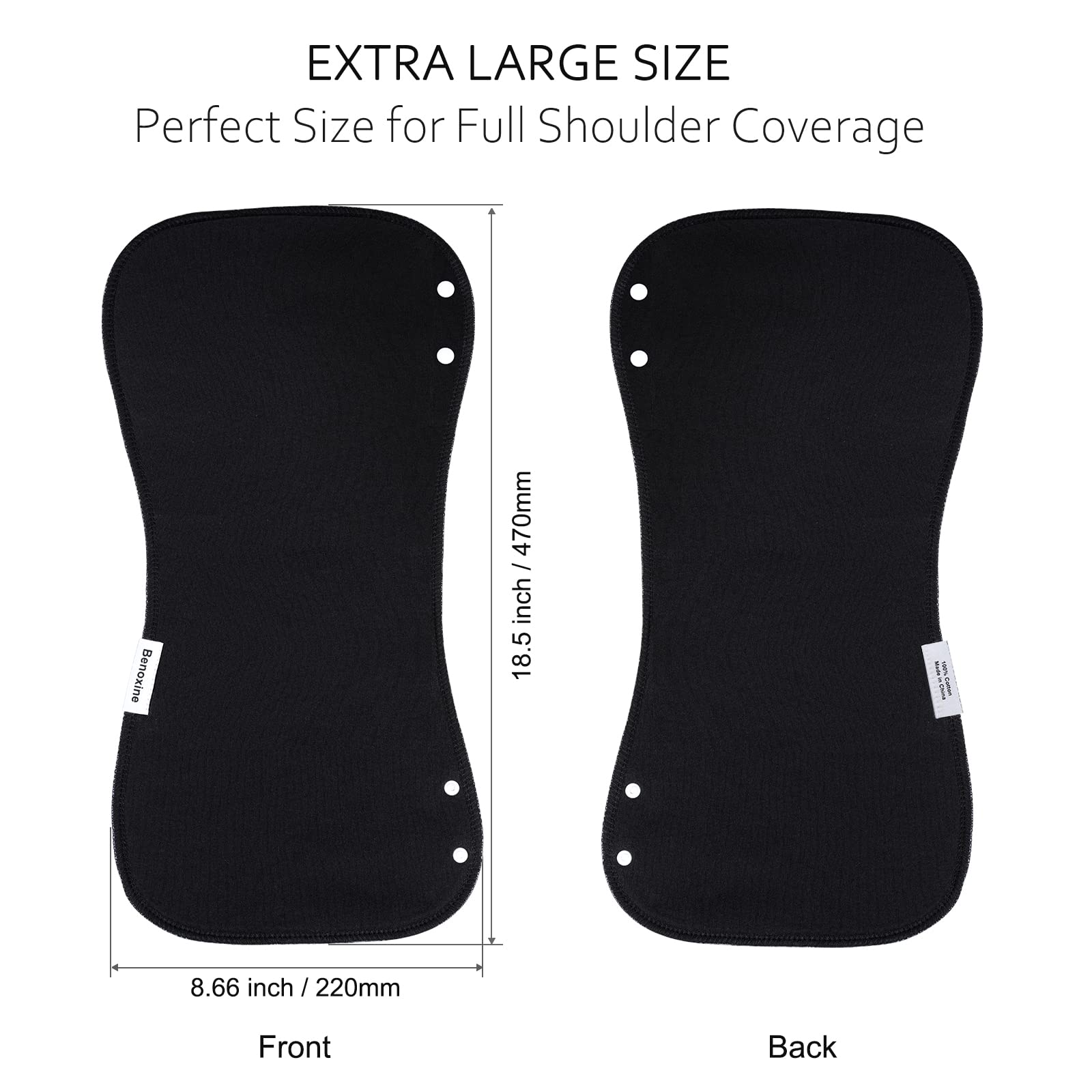 Benoxine burp cloth durable and easy to clean.