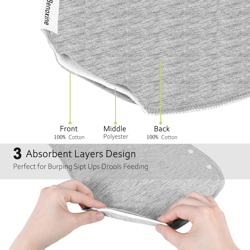 Benoxine burp cloth 12-pack ideal baby shower gift.