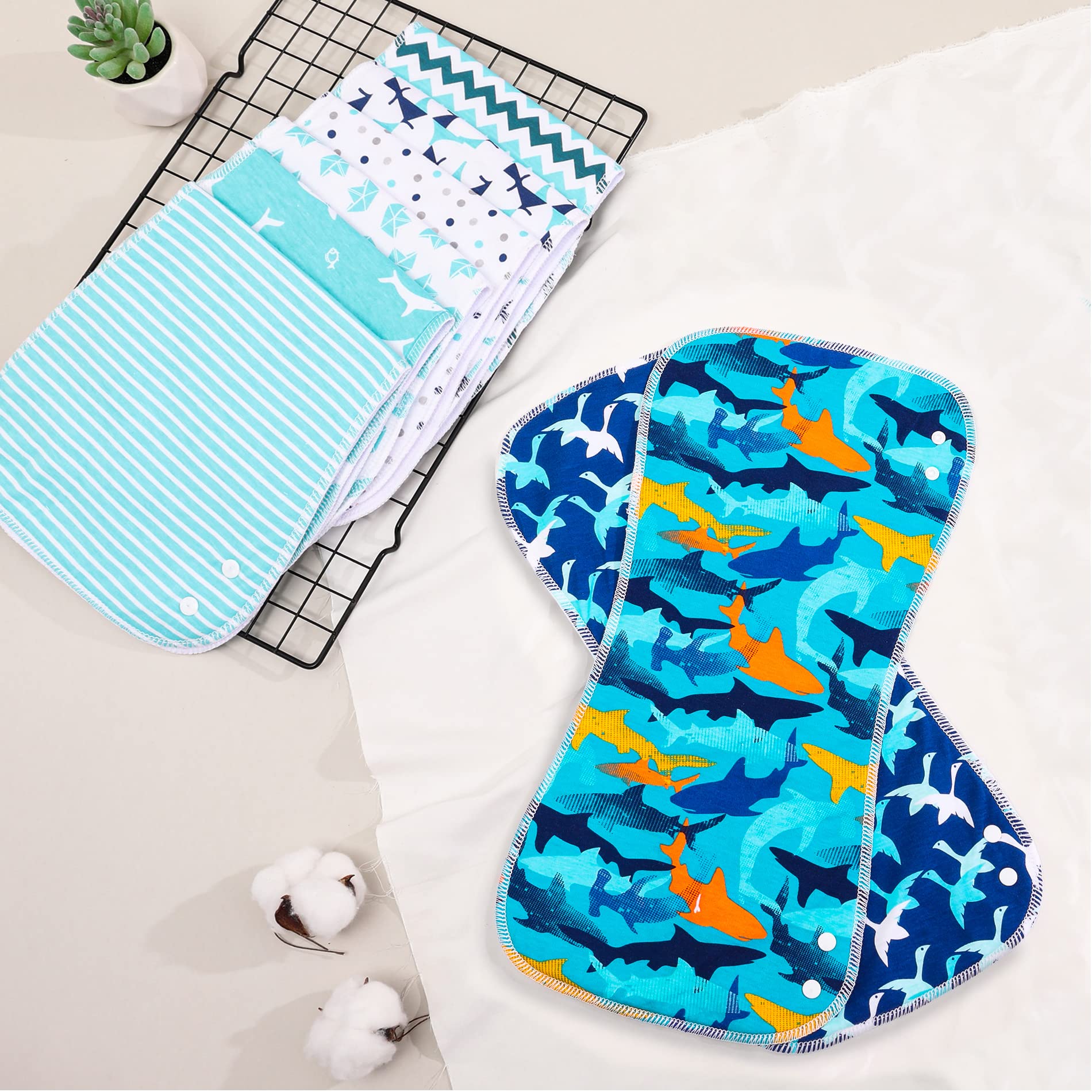 Benoxine burp cloths feature durable soft fabric for long use