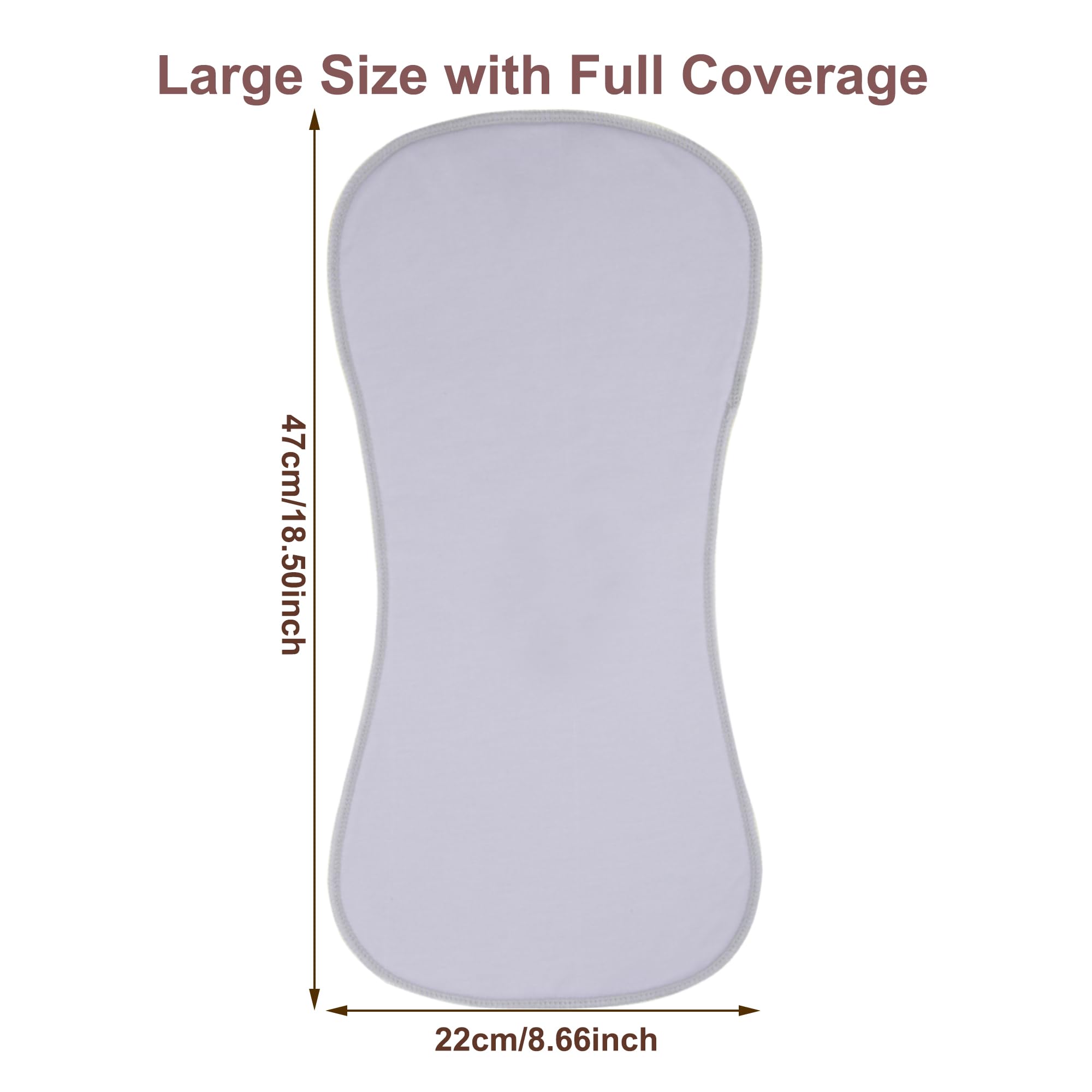 Benoxine burp cloths neutral pattern stays fashionable and practical