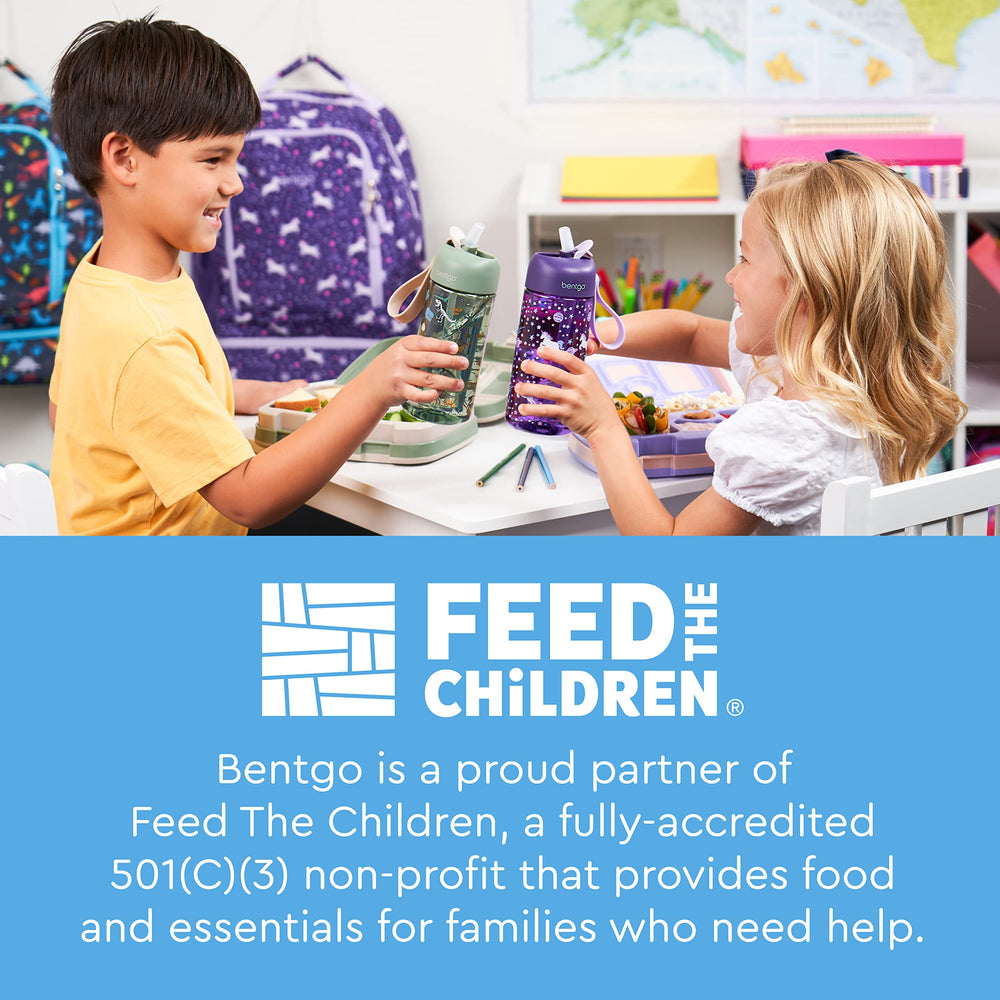 Bentgo Kids anti-choke valve provides gentle, controlled sipping.