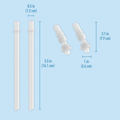 Bentgo Kids BPA-free straw ensures safe hydration with every sip.