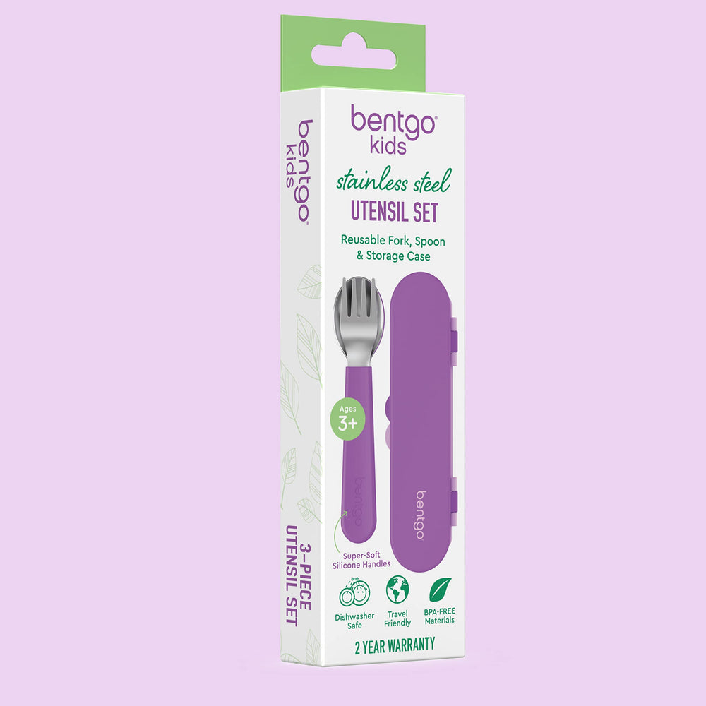 Bentgo Kids prints in vibrant colors encourage easy lunchbox mixing.