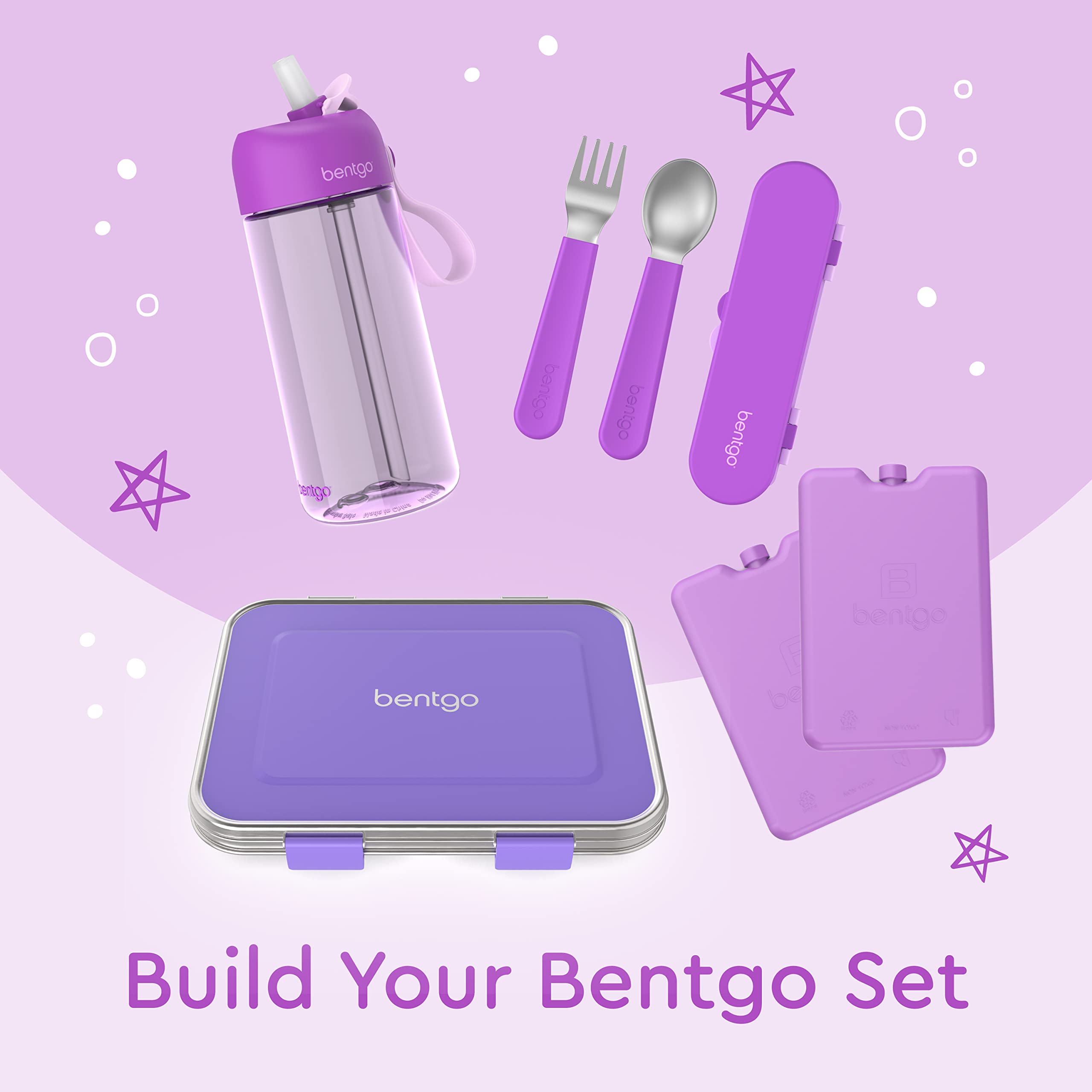 Bentgo Kids travel-friendly design fits easily in lunch bags.