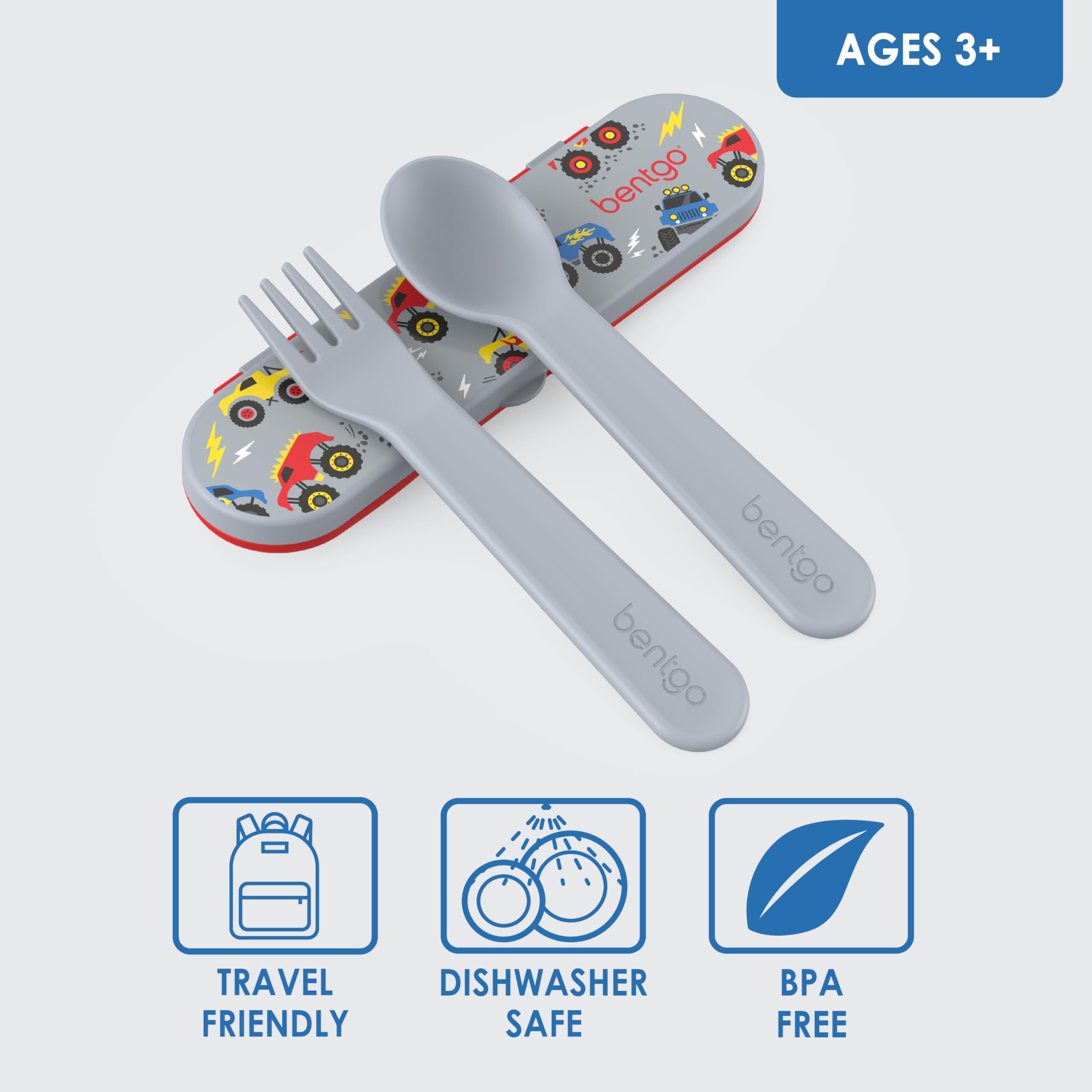 Bentgo Kids Utensil Set storage case keeps utensils organized for travel