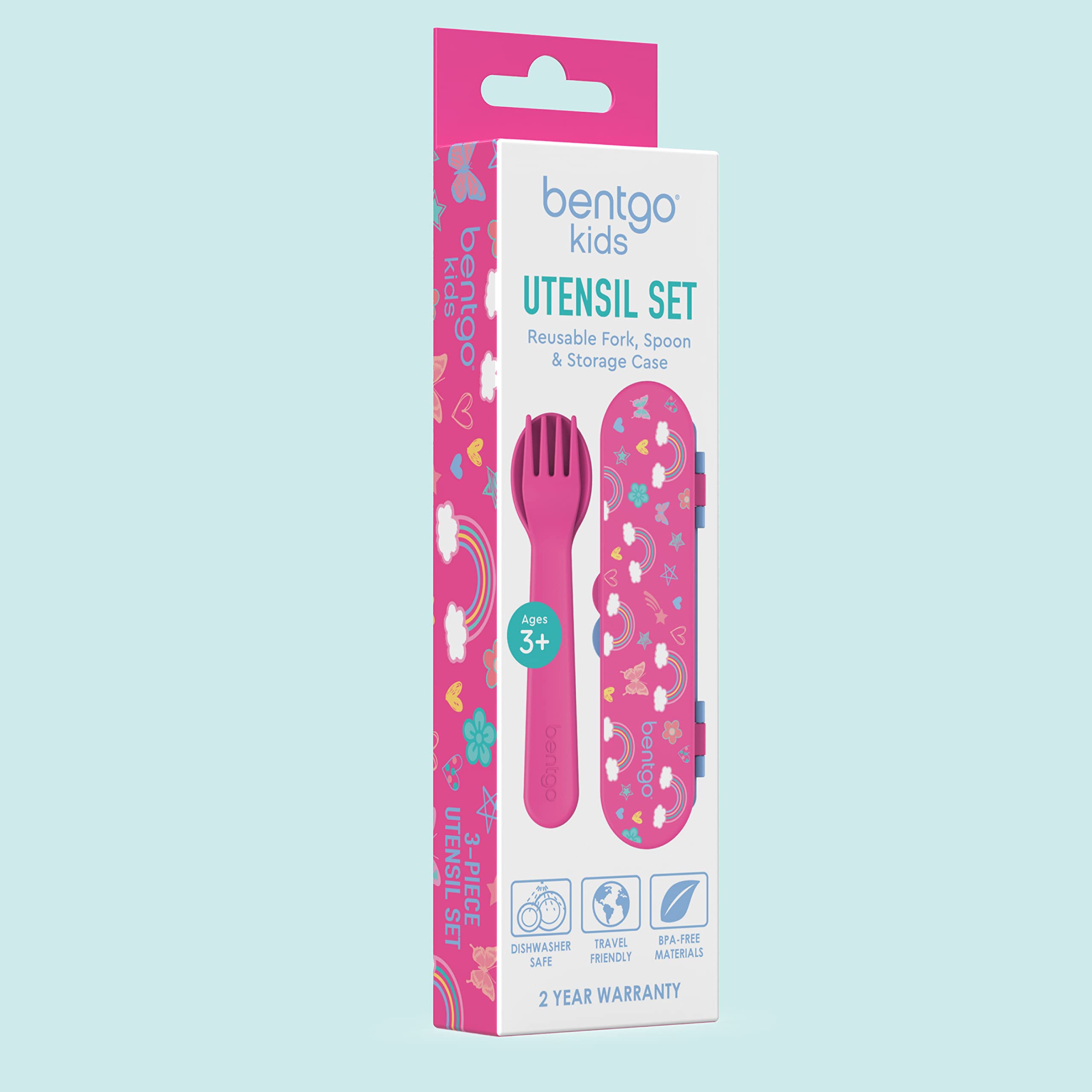 Bentgo Kids travel-friendly case fits lunch bags.