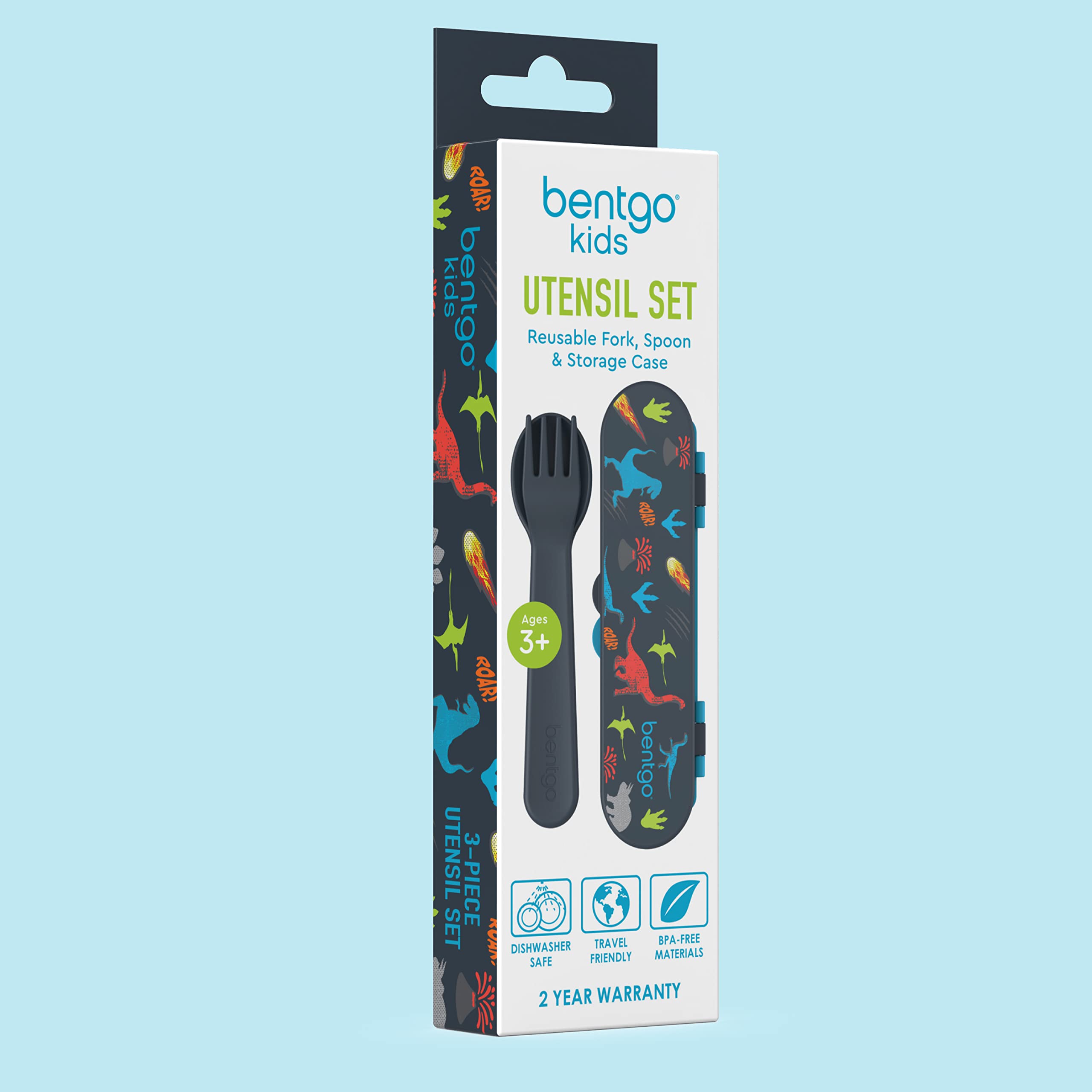Bentgo Kids Utensil Set includes two-year warranty and support.