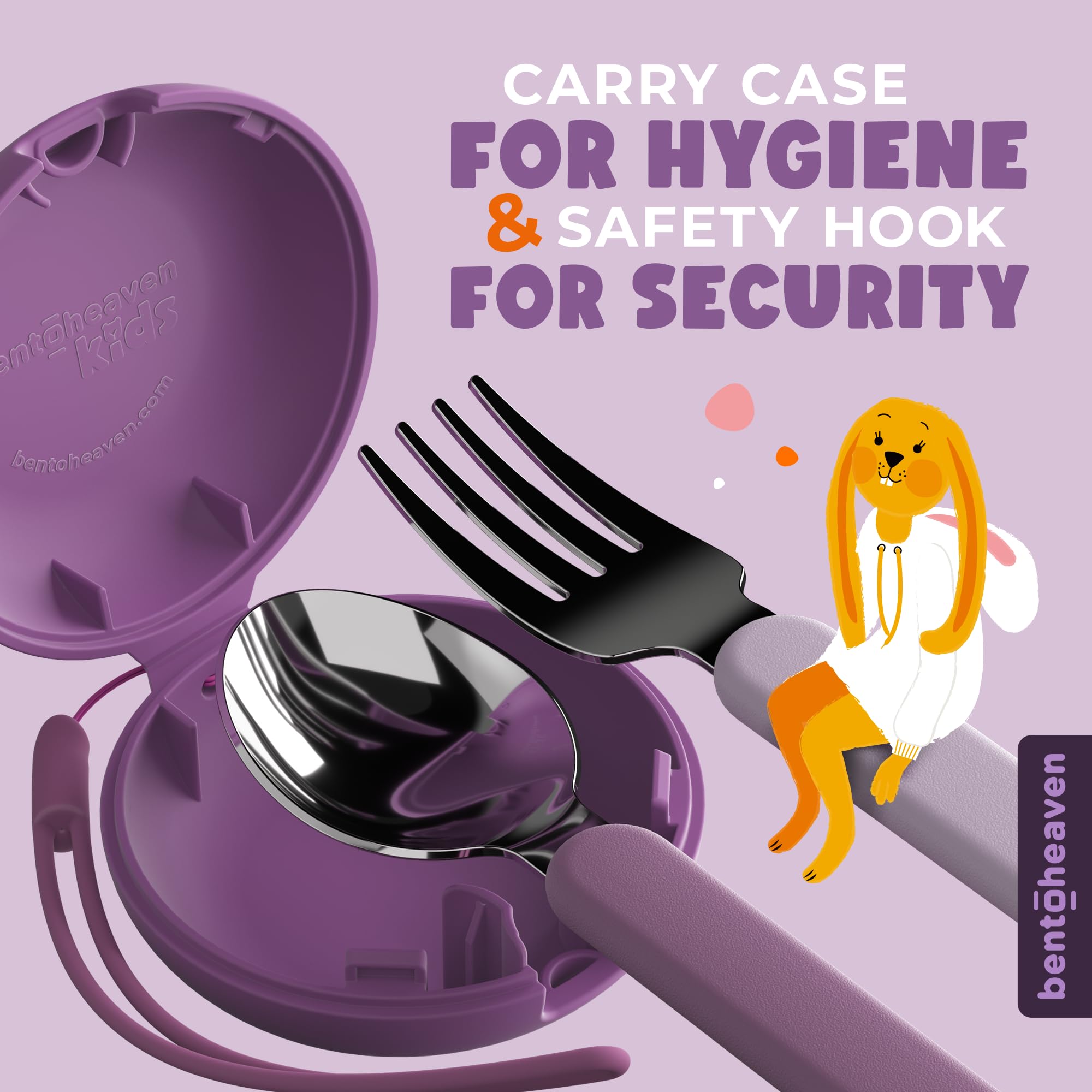 Bentoheaven travel utensils are dishwasher-safe for easy cleanup after meals.