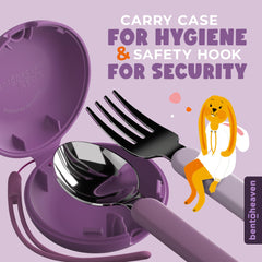Bentoheaven travel utensils are dishwasher-safe for easy cleanup after meals.
