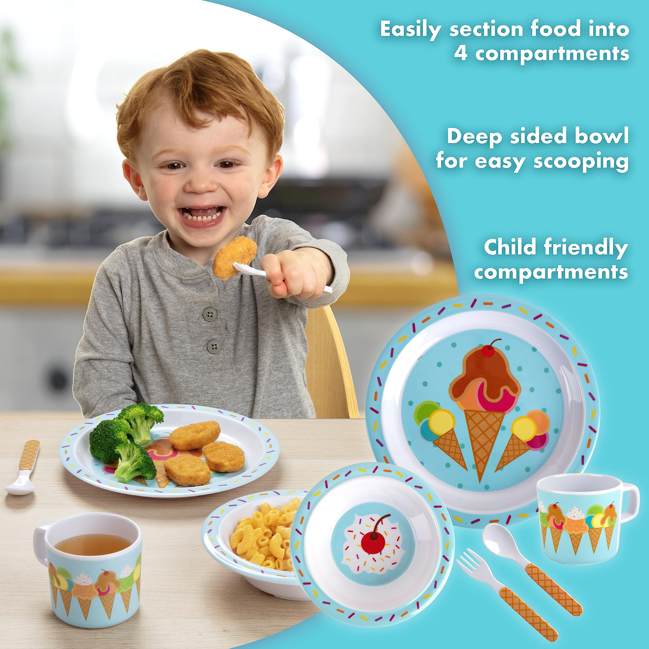 Bentology ice cream cup with easy-grip mouthpiece for toddlers.