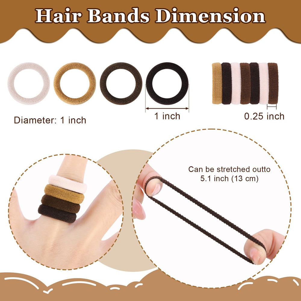 BEoffer multicolor hair ties ready for braids, ponytails, and small styles.