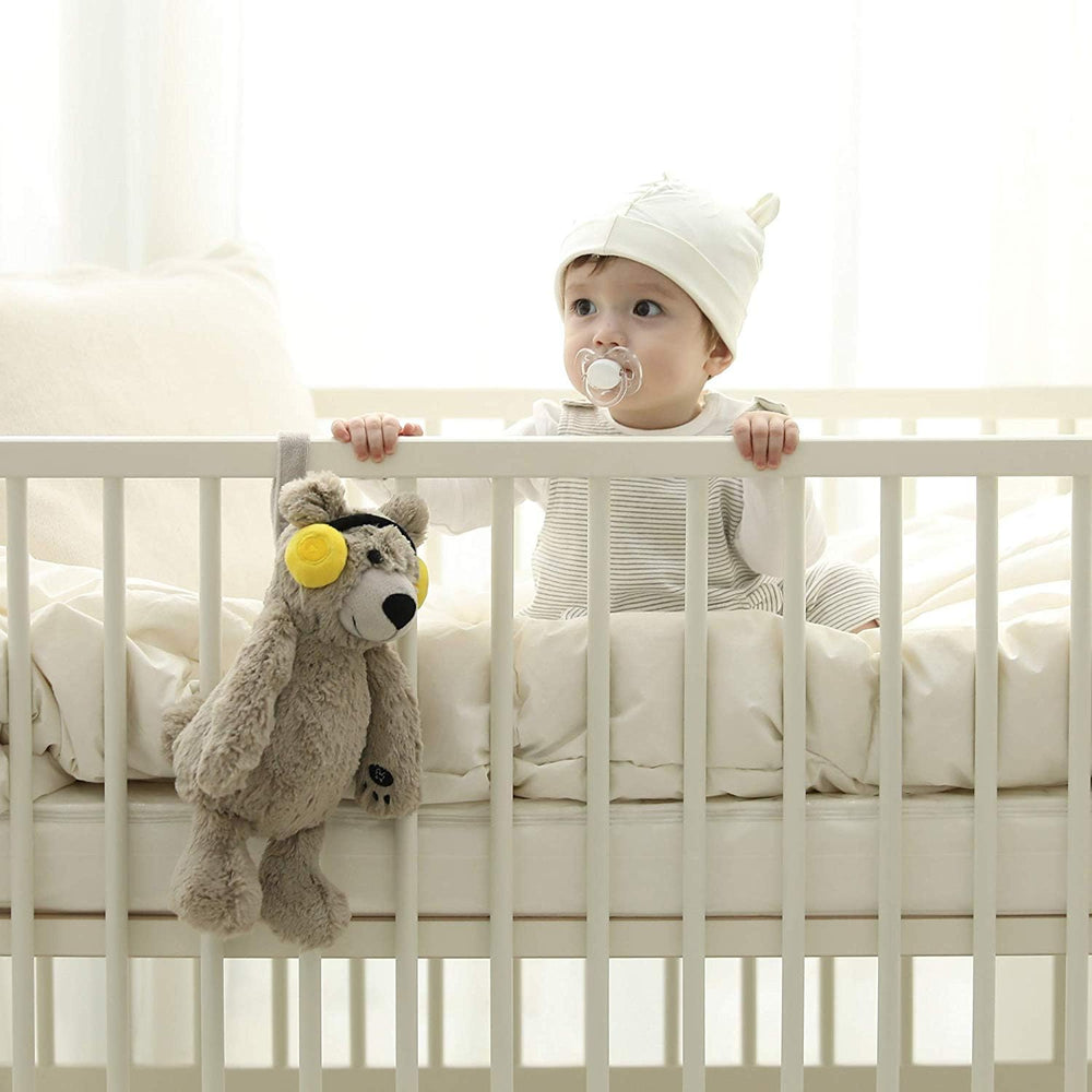 BEREST Sleep Soother crib placement view for quiet nursery time.