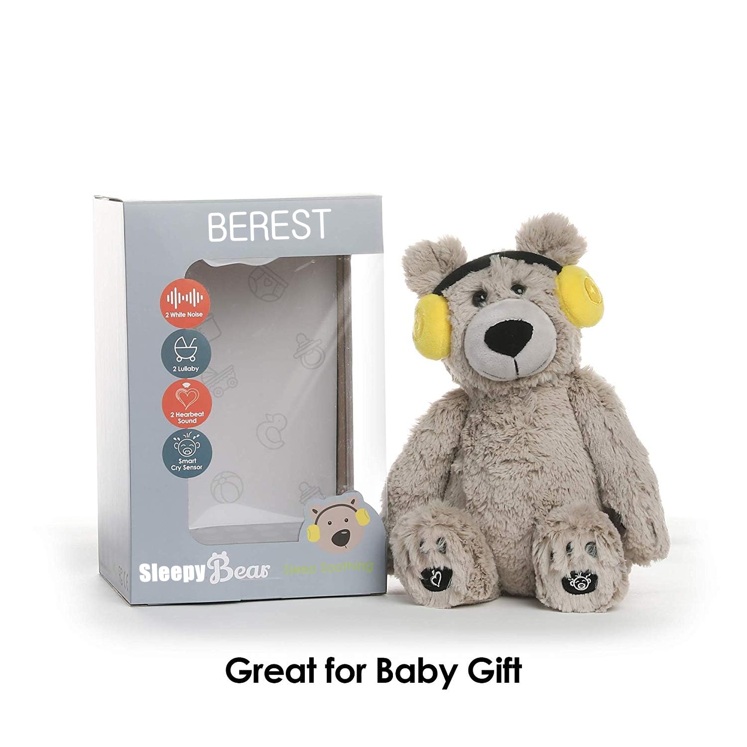 BEREST Sleep Soother gift-ready packaging for baby shower gifts.