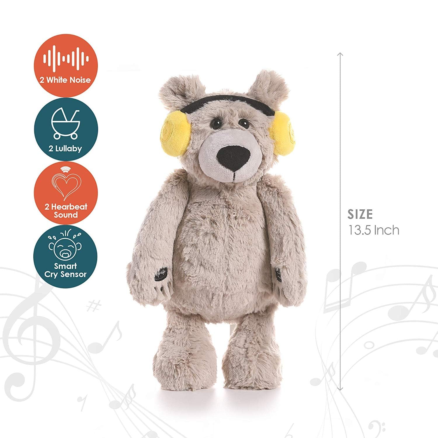 BEREST Sleep Soother soft plush texture for cuddly comfort.