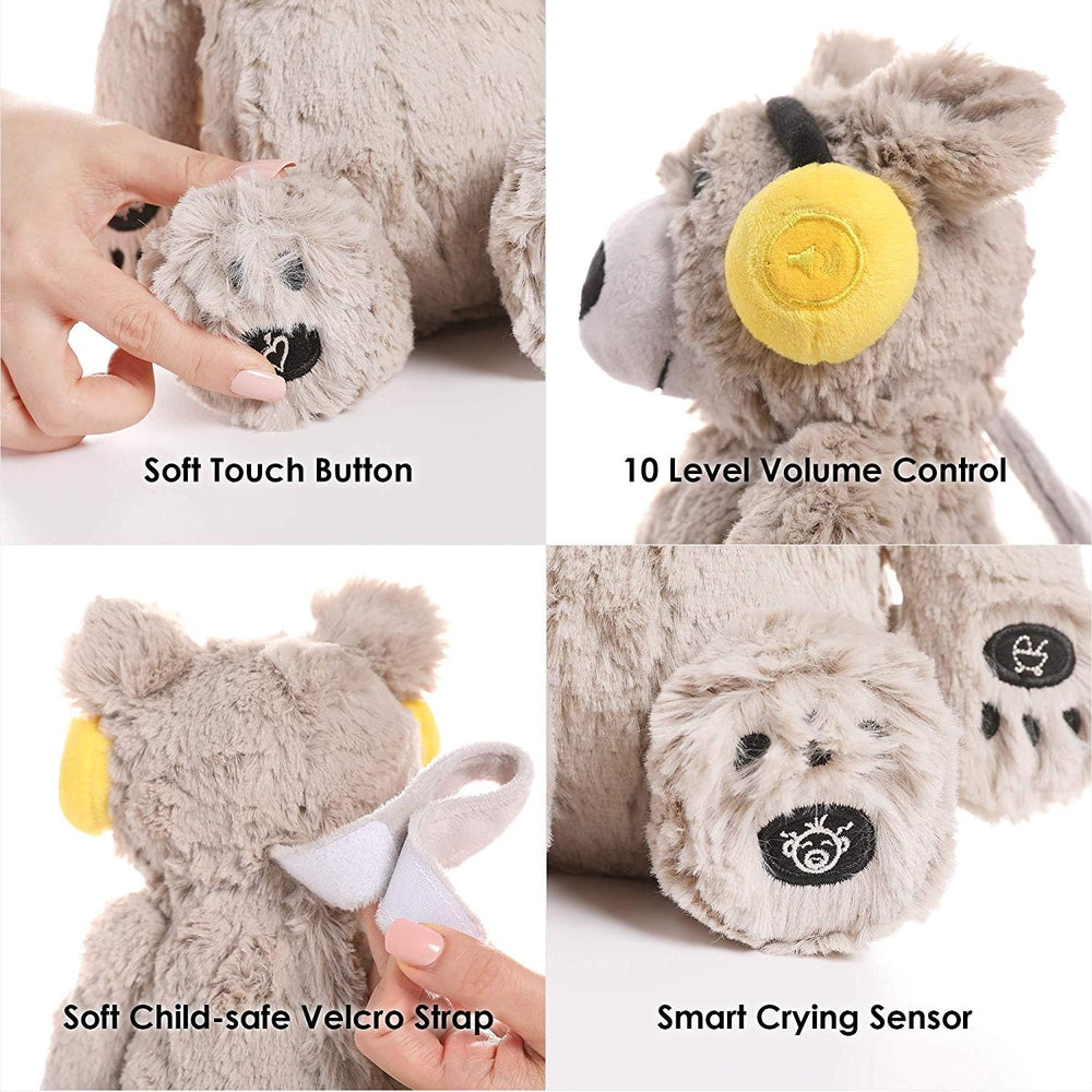 BEREST Sleep Soother soothing-sounds display with lullabies and white noise.