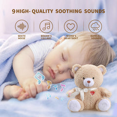 Berest cry-sensor detects baby stirring and triggers soothing sounds automatically.