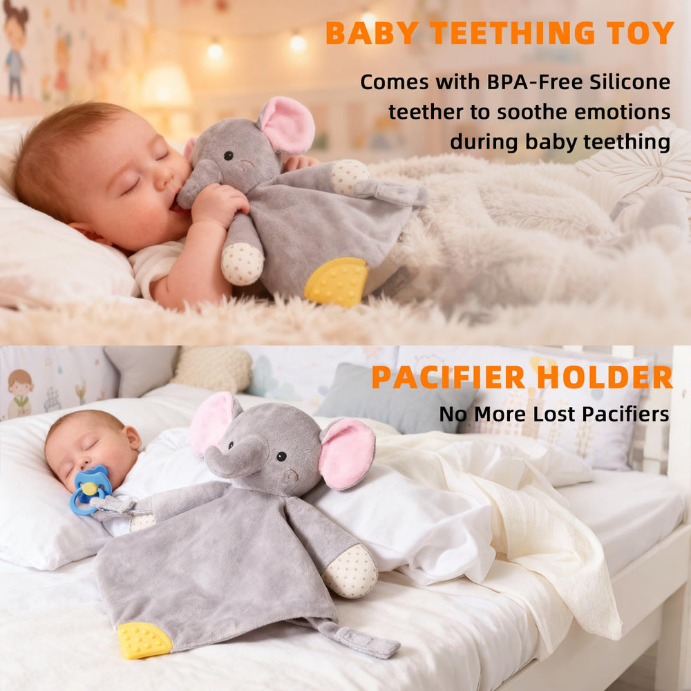 BEREST Elephant Lovey cry sensor auto-plays calming sounds.