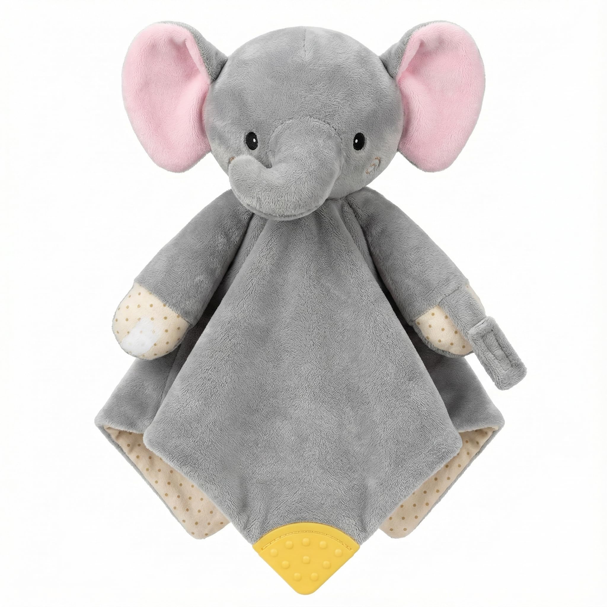 BEREST Elephant Lovey heartbeat audio calms baby at bedtime.