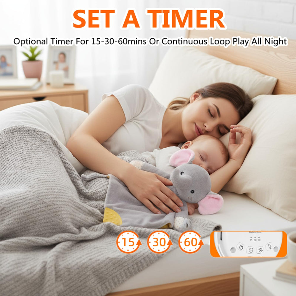 BEREST Elephant Lovey rechargeable battery powers playtime without waste.