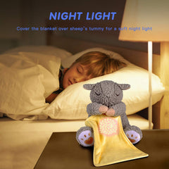 BEREST nursery-night-light-projector casts stars and color for nighttime visual focus.
