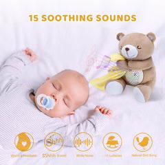 BEREST baby sleep soother bear cuddle-friendly design ideal for nap time routines.