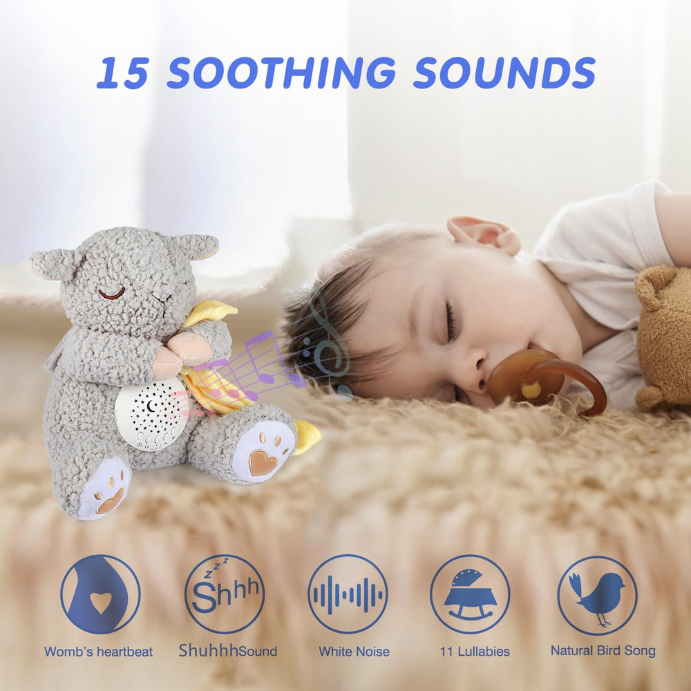 BEREST sleep-soother-plush-toy delivers soothing lullabies for baby bedtime.