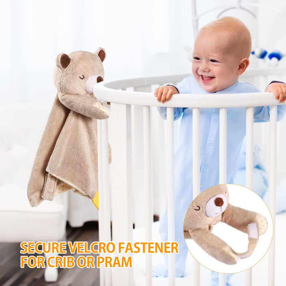 BEREST Velcro strap crib-stroller attachment for on-the-go soothing.