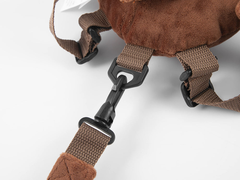 Berhapy backpack compartment stores small essentials during trips.