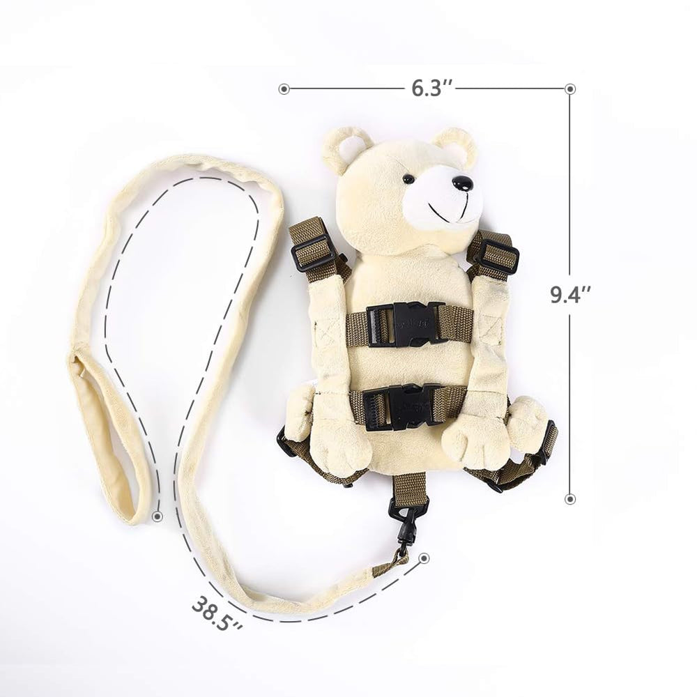 Berhapy bear toddler safety harness is machine washable for easy cleanup