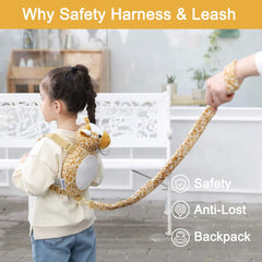 Berhapy monkey backpack side view showing adjustable chest buckle
