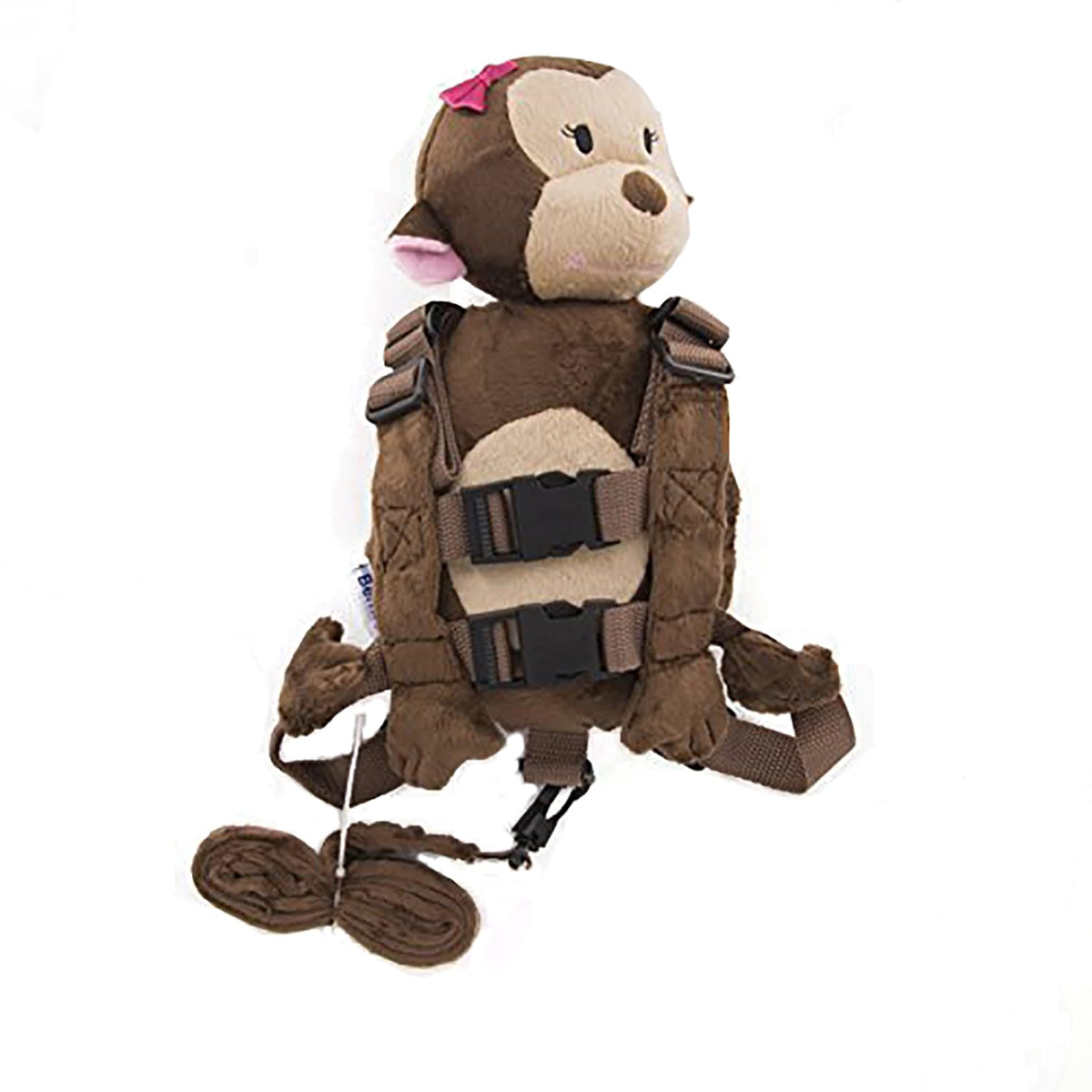 Berhapy orangutan backpack-harness showing secure safety for outings