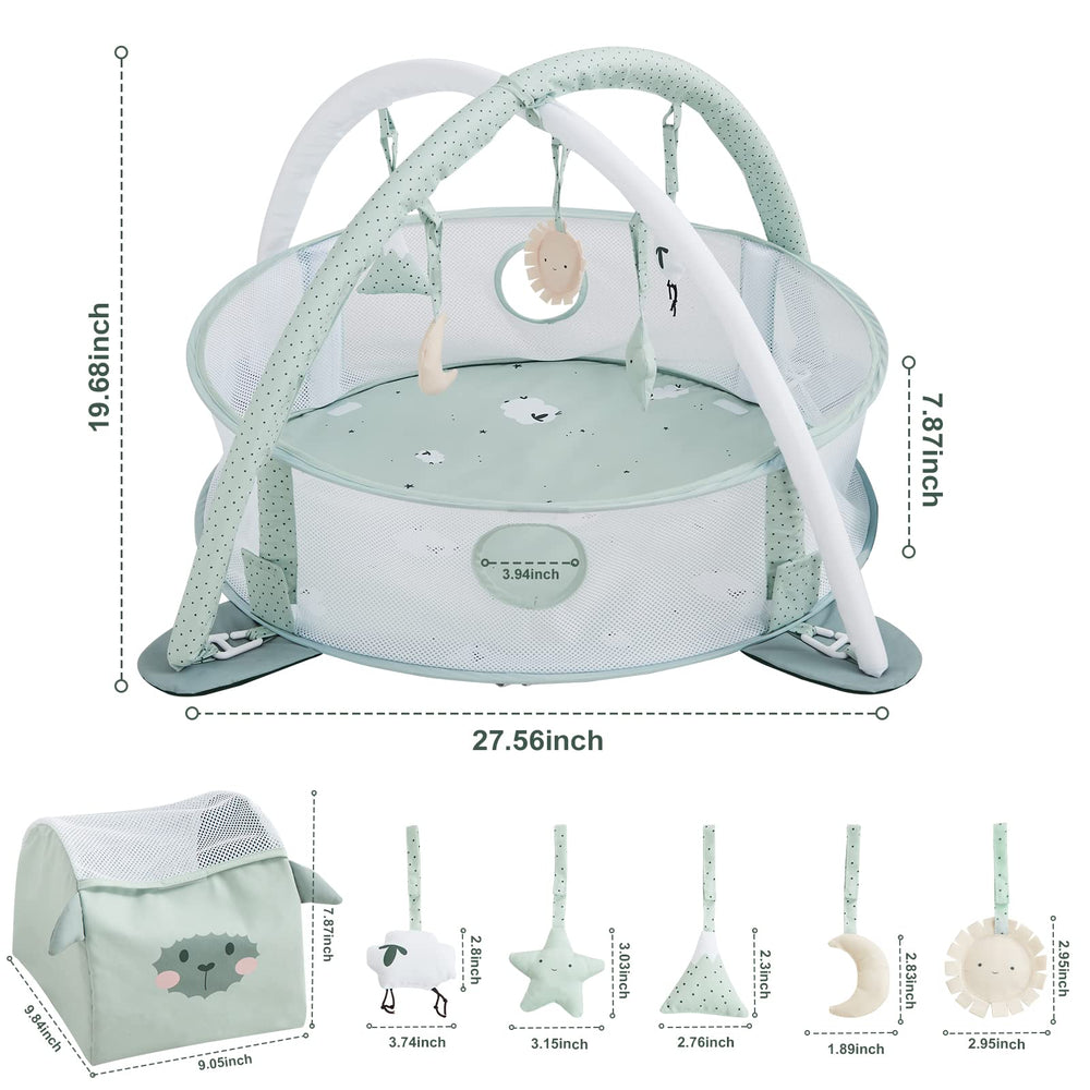 Beright baby-gym-ball-pit-sensory-toys promotes tactile exploration during play.