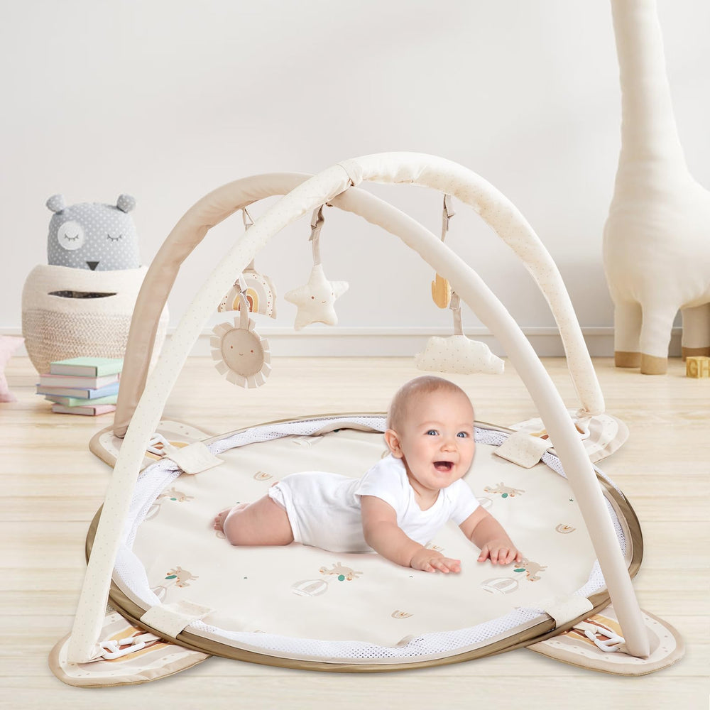 Beright machine-washable baby mat for easy cleaning and upkeep.