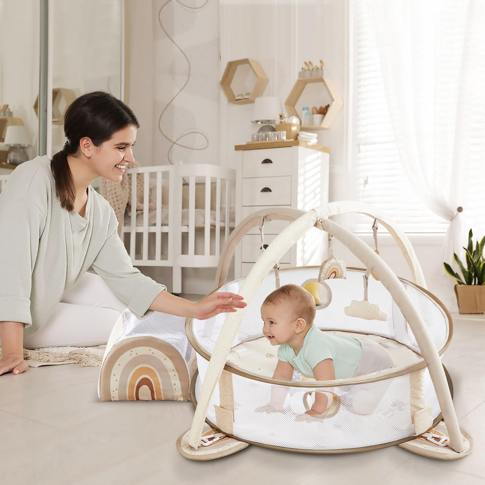 Beright newborn gift idea in rainbow colors for sensory-rich play.