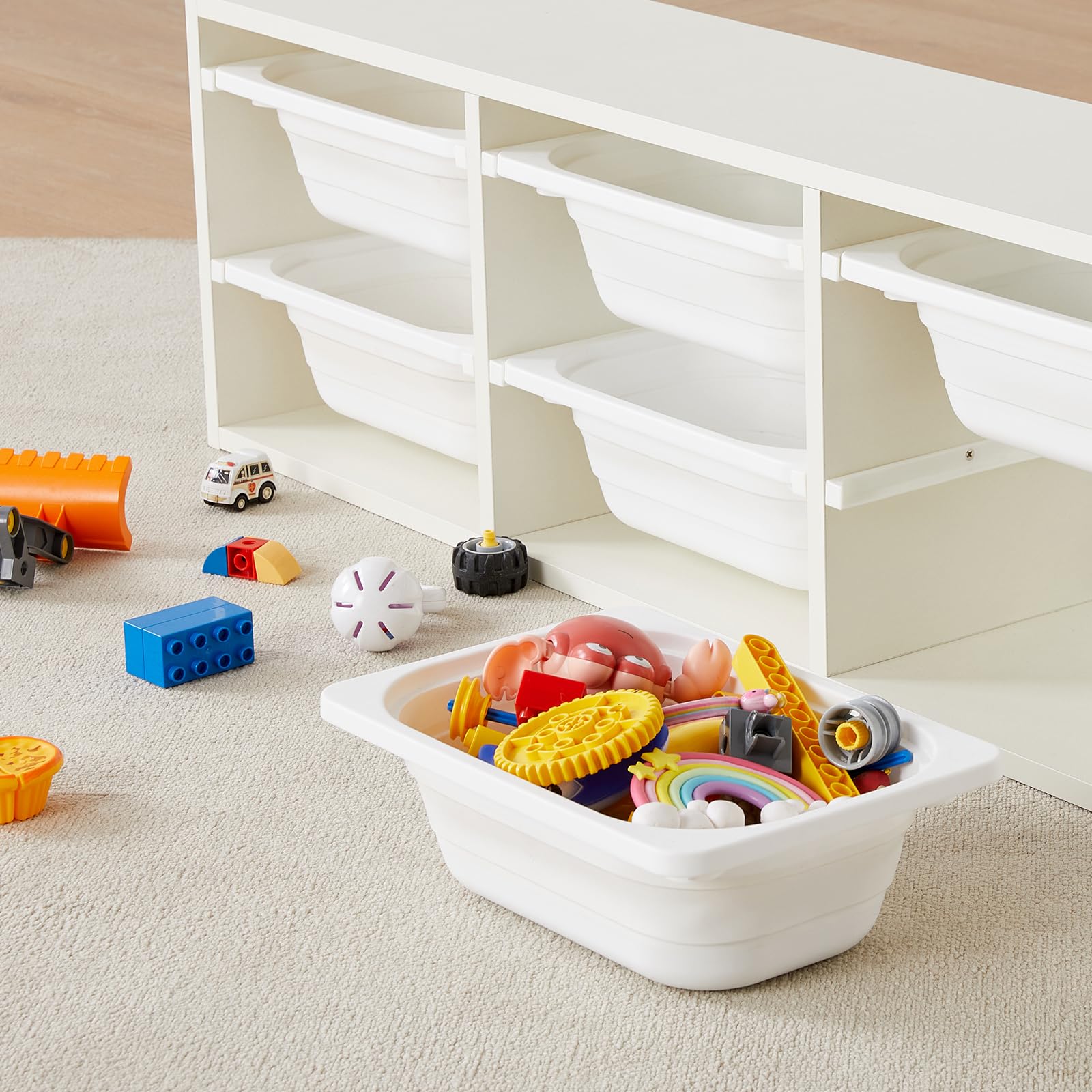 Beright safety features include smooth edges and a non-slip shelf for safe use.