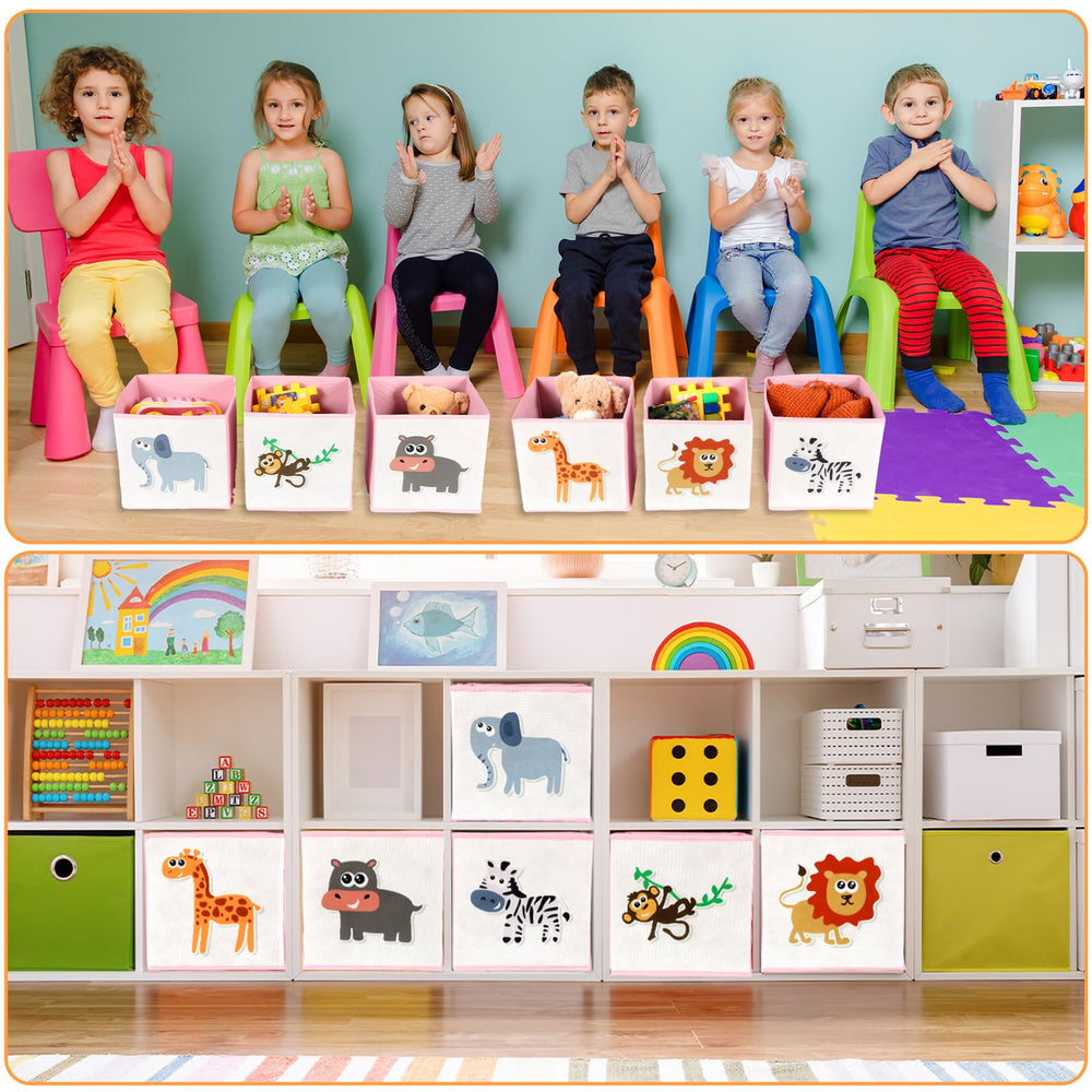 Berlune 10x10 inch cube size reference – handy for kids' organization