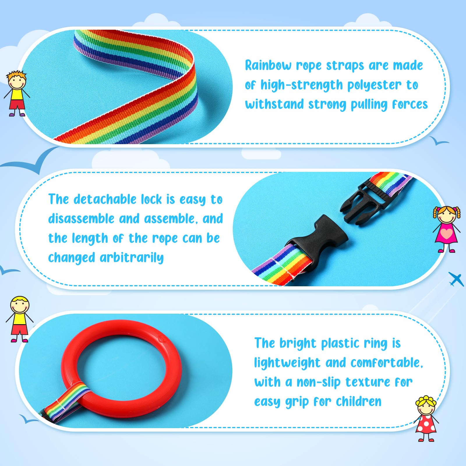 Berlune yellow loop enhances attention during transitions and lining up.